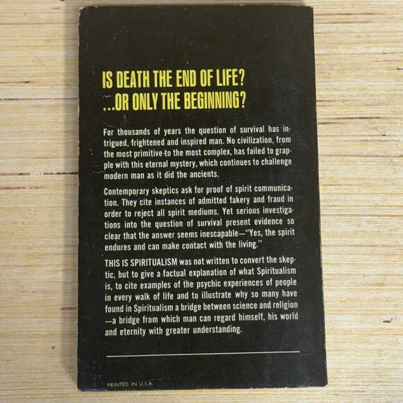 This is Spiritualism by Maurice Barbanell 1967 Paperback - Picture 4 of 5